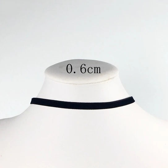 Black Choker Necklace - Neck Jewelry