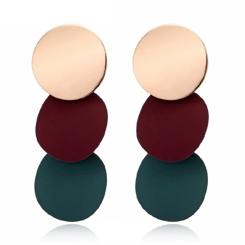 Elegant Round Earrings