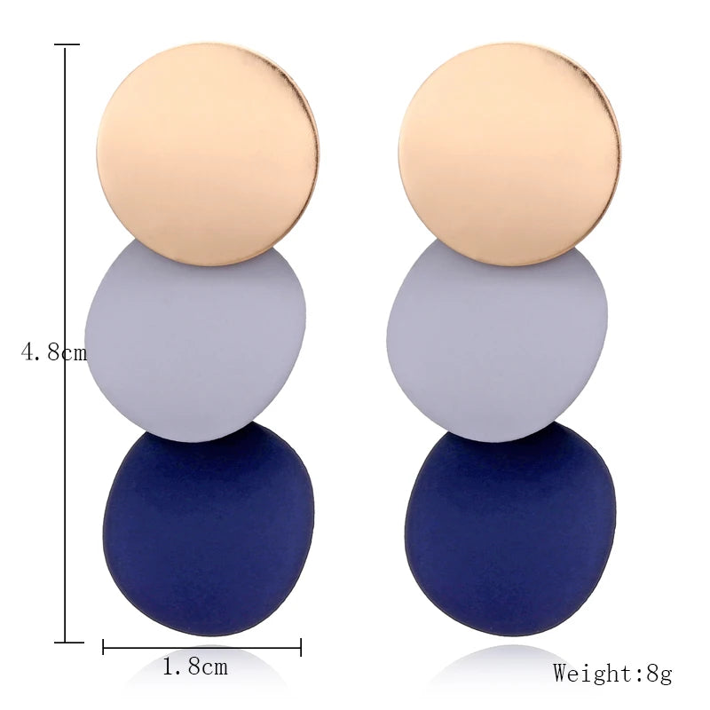 Elegant Round Earrings