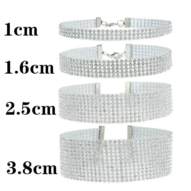 Shiny Rhinestone Collar