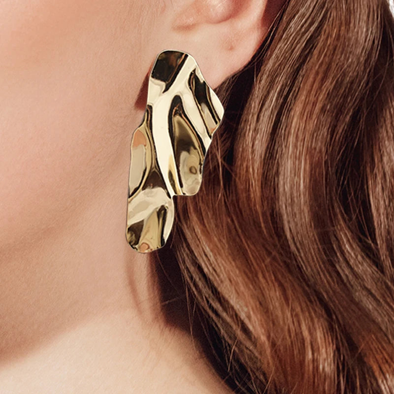 Exaggerated Sheet Earrings