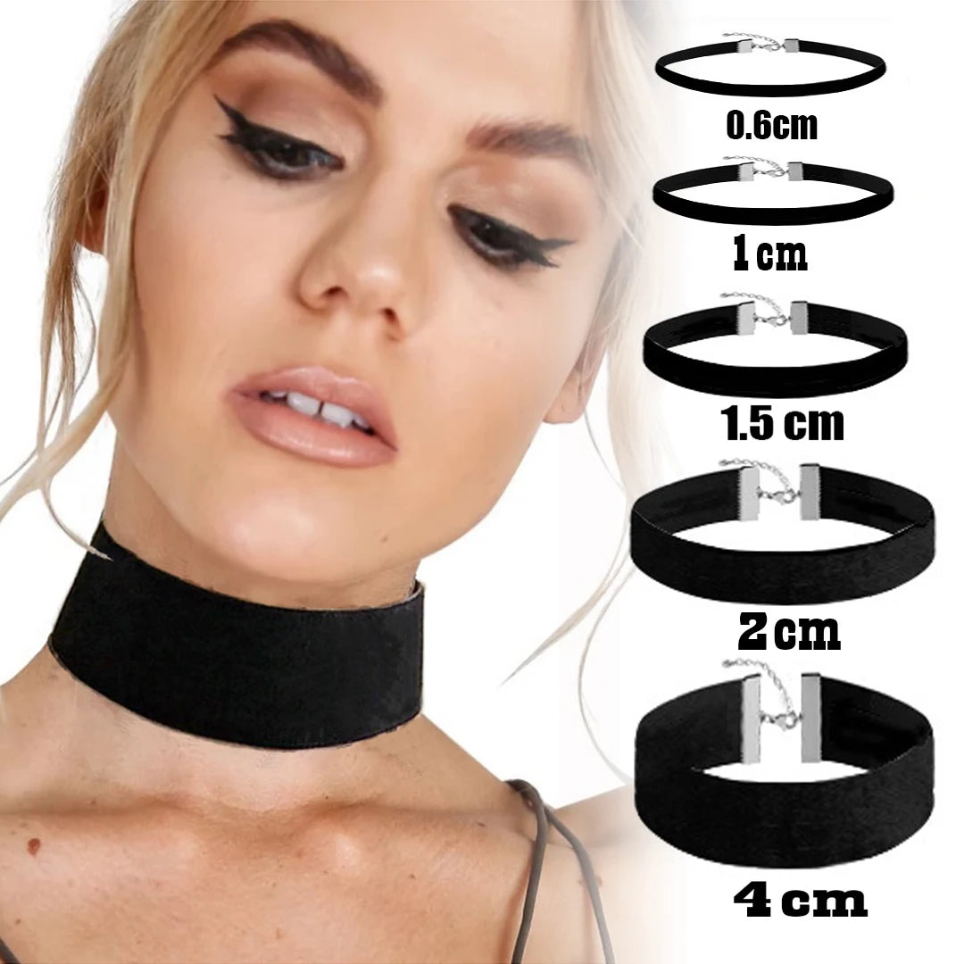 Black Choker Necklace - Neck Jewelry