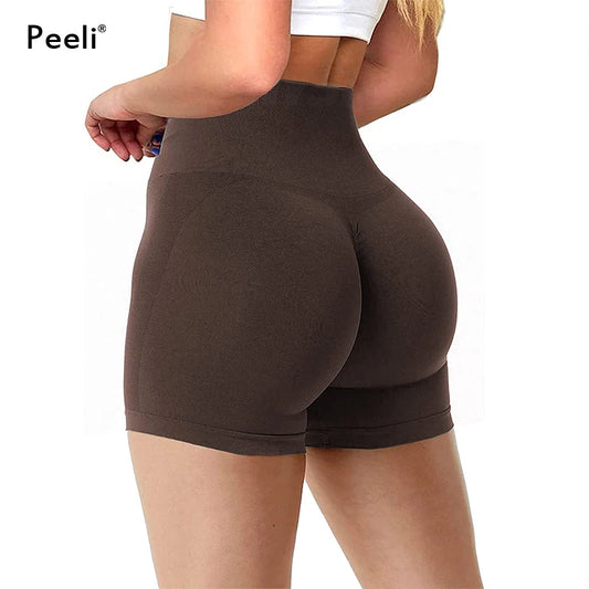 High Waist Seamless Shorts