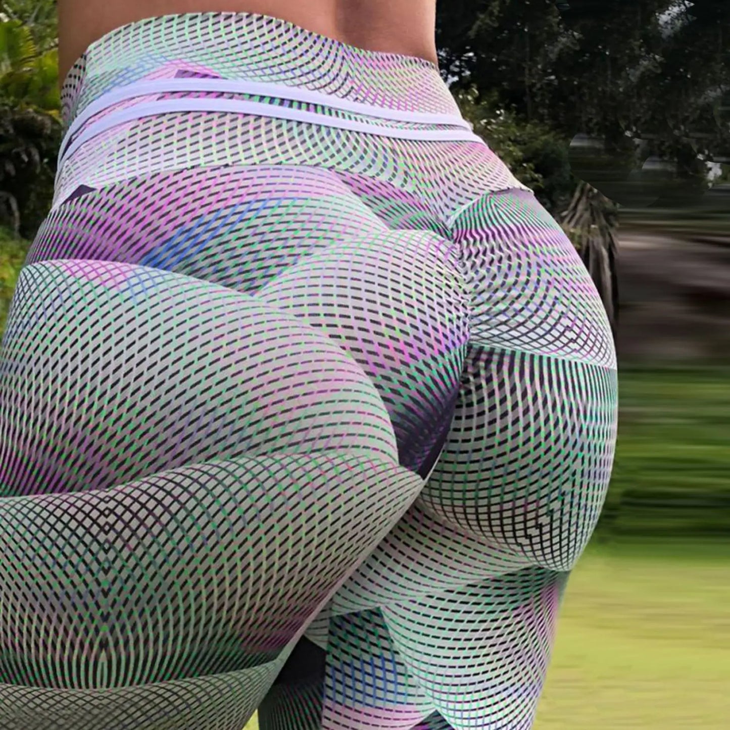 3D Print Women Running Sports Leggings