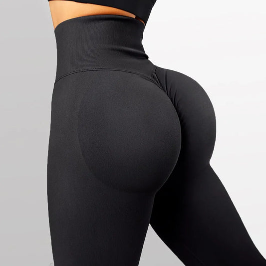 Seamless Knitted High WaistFitness GYM Pants