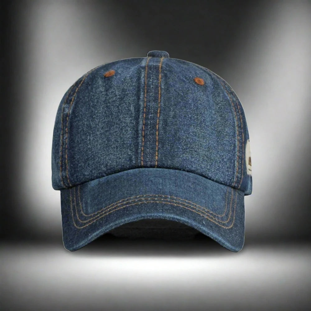 Vintage Denim Baseball Cap