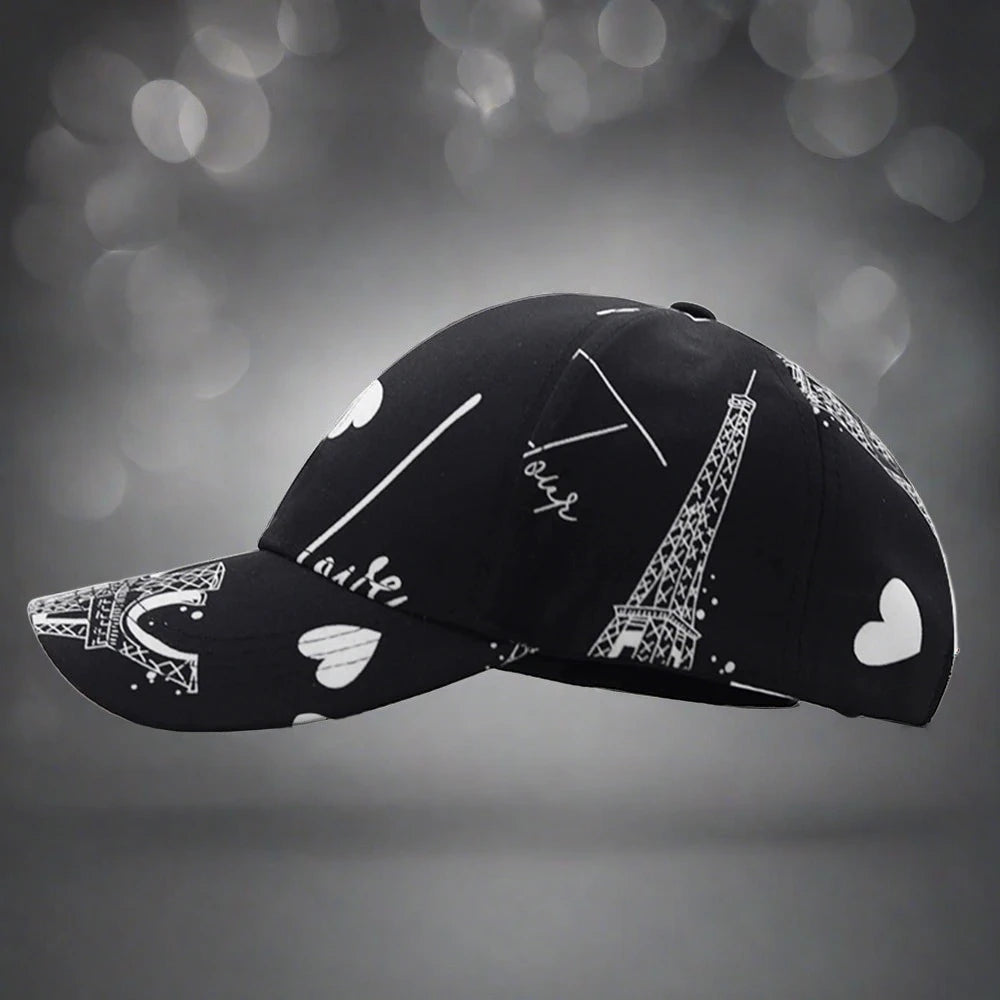 Graffiti Black/White Baseball Caps